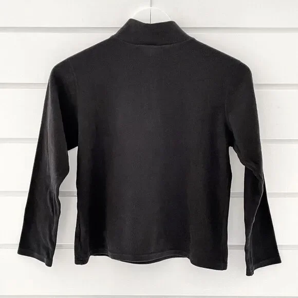 The North Face Big Kids’ Glacier ¼-Zip Pullover In Black Size Large 14/16 - Picture 4 of 8